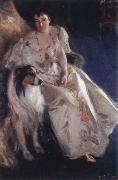 Anders Zorn mrs.walter rathbone bacon oil painting reproduction